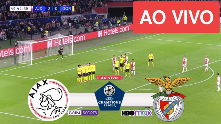 Benfica vs Ajax: Transmissão ao vivo em Portugal